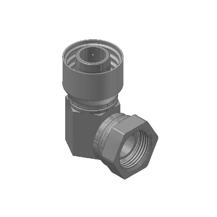 Hembra Giratoria Bloque Codo 90 1/2 Tubo 1/2 BSP