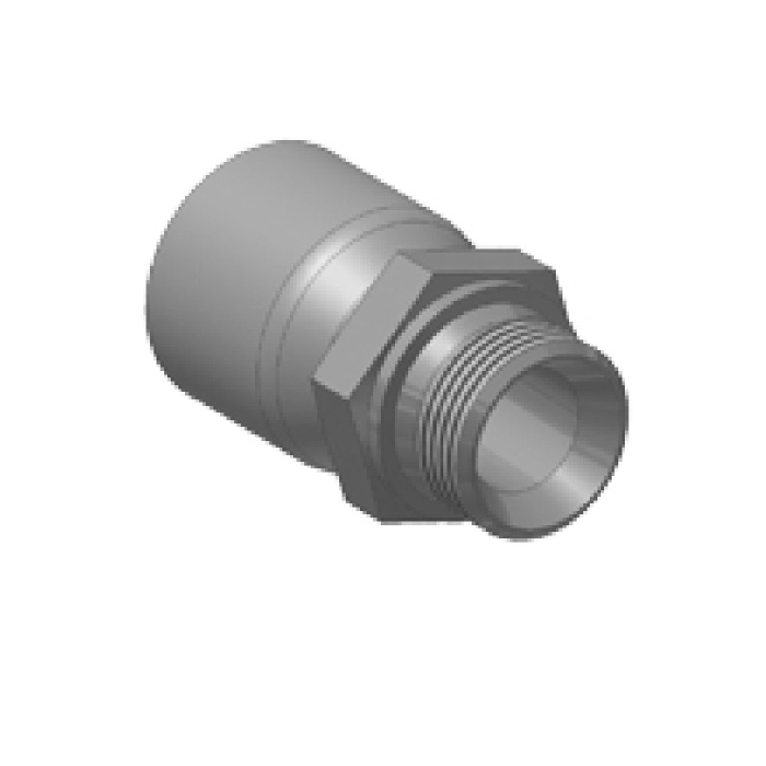 Macho Cilindrico Recto 3/4 Tubo 5/8 BSP