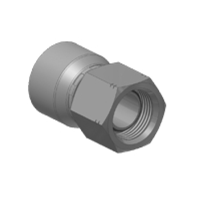 Hembra Giratoria Tórica Recto 3/8 Tubo 3/8 BSP