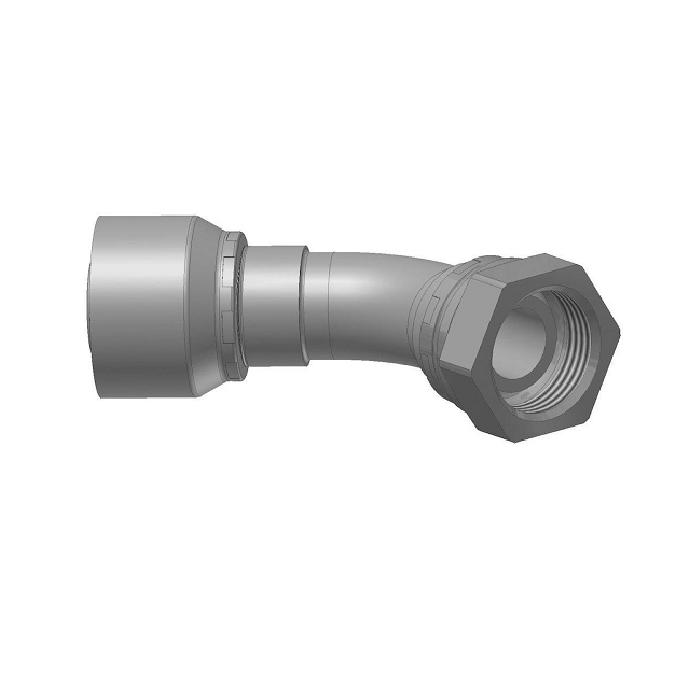 Hembra Giratoria Tórica Codo 45 5/8 Tubo 5/8 BSP