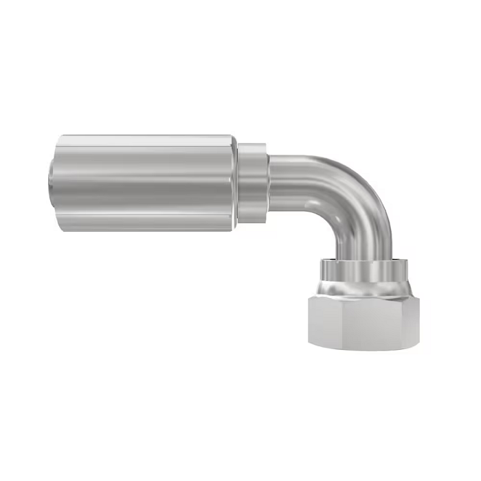 Hembra Giratoria Corta Codo 90 1 11/16 Tubo 1 1/4 ORFS