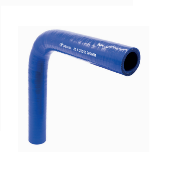 Codo 90º Silicona 25x200x200mm