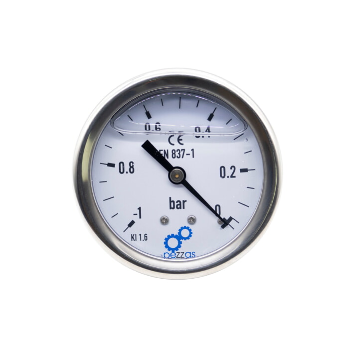 Manómetro glicerina CEC GBP 63Ø Post. 1/4 0 a 6 bar