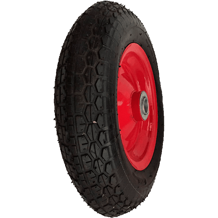 Rueda completa 3.50-8 4PR con rodamiento - Carretilla
