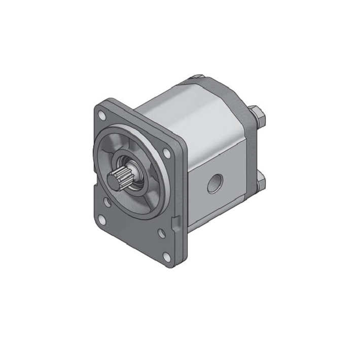 Bomba de Engranajes 1,5L/Min Giro DCH. Eje Cónico 1:8