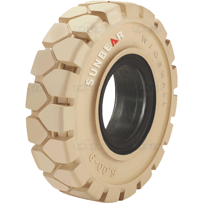 23x9-10 Maciza blanca E4N2X