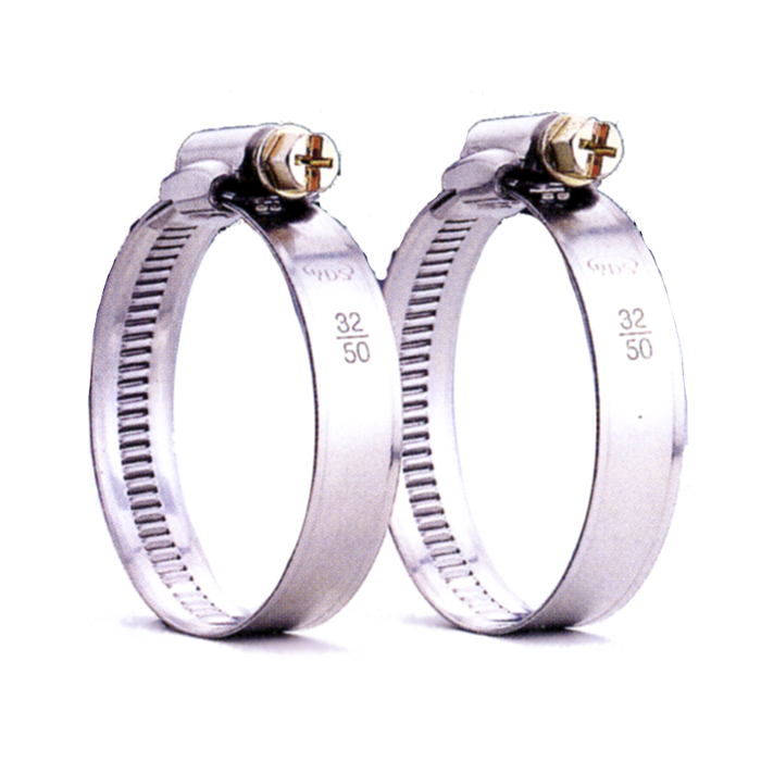 Abrazadera sin fin - Acero inox tornillo zincado W2 Serie ligera 9mm 20-32  ∅