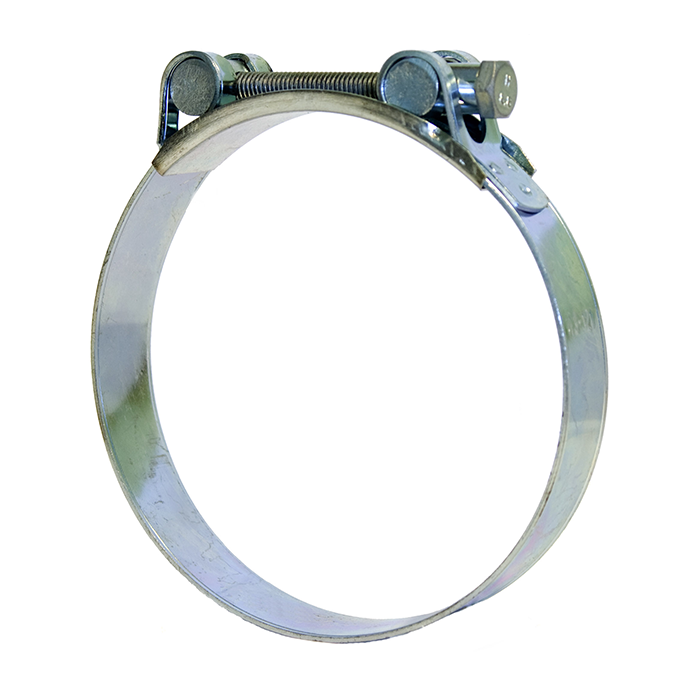 Abrazadera Super zincada-plateada W1 64-67∅ tornillo M7