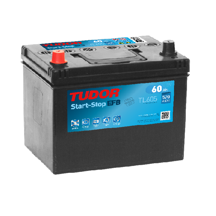 Batería Start-Stop EFB 60Ah 520EN 230x173x222