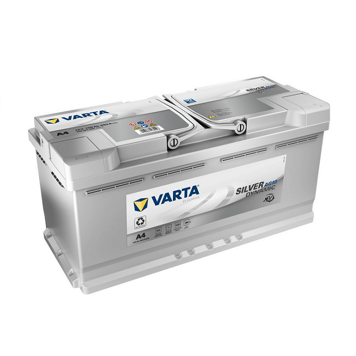 Batería A4 Silver Dynamic AGM 105Ah 950EN 393x175x190